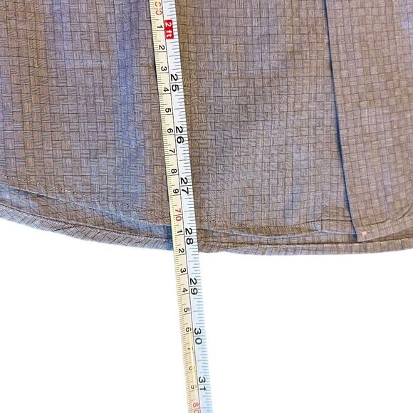 Zenga Light Gray Check City Slim‎ Fit Long Sleeve Button Up Shirt 41 / 16 (L) - Picture 5 of 5